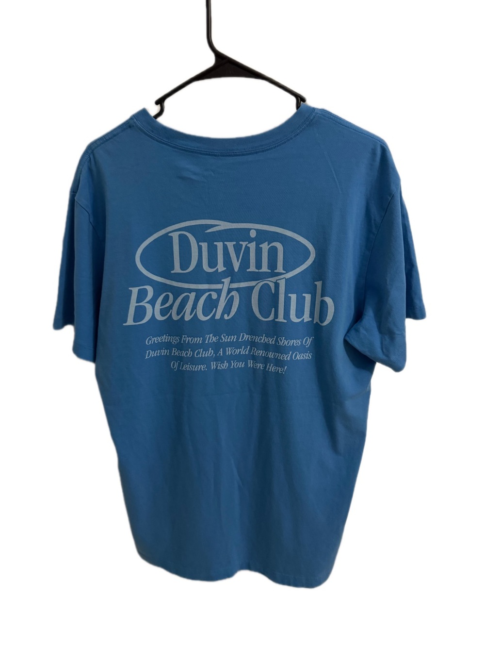 Duvin Beach Club Tee Size Large Color Blue